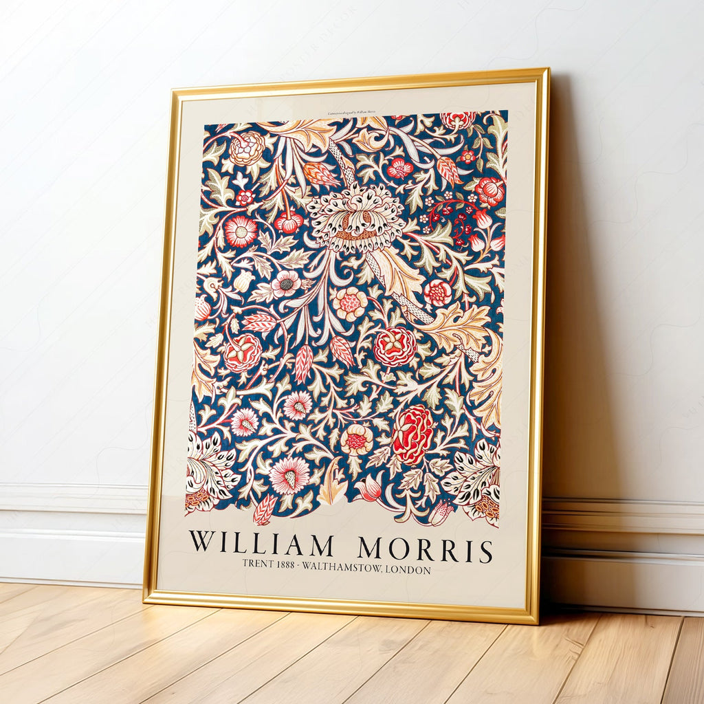 William Morris ,Trent Pattern Art Print – Arts & Crafts Movement Decor