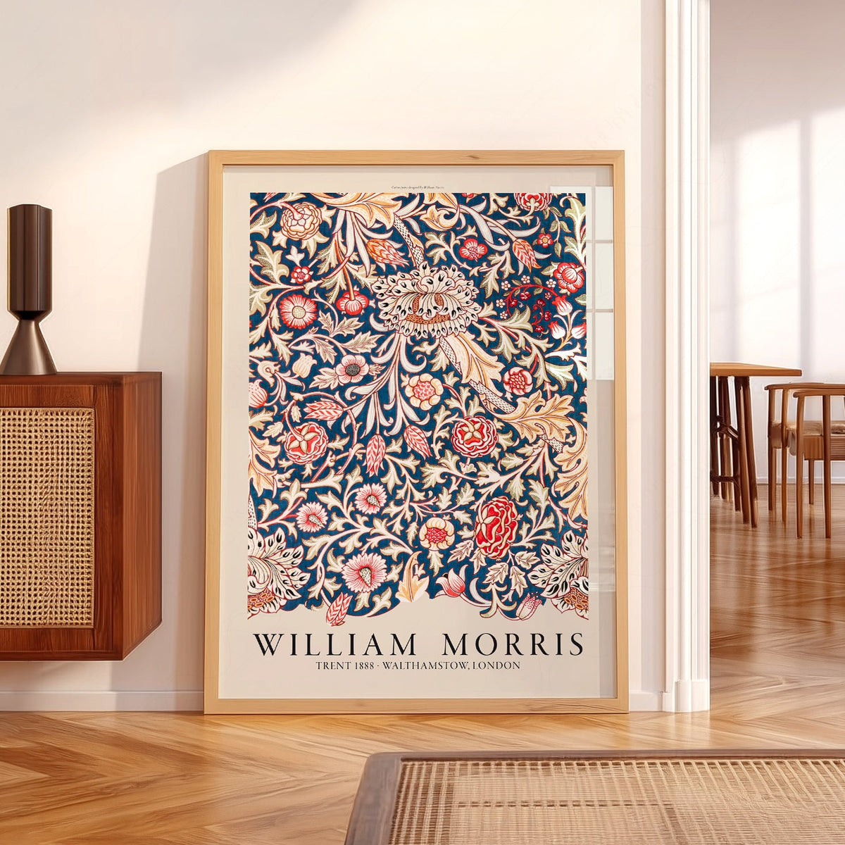 William Morris ,Trent Pattern Art Print – Arts & Crafts Movement Decor