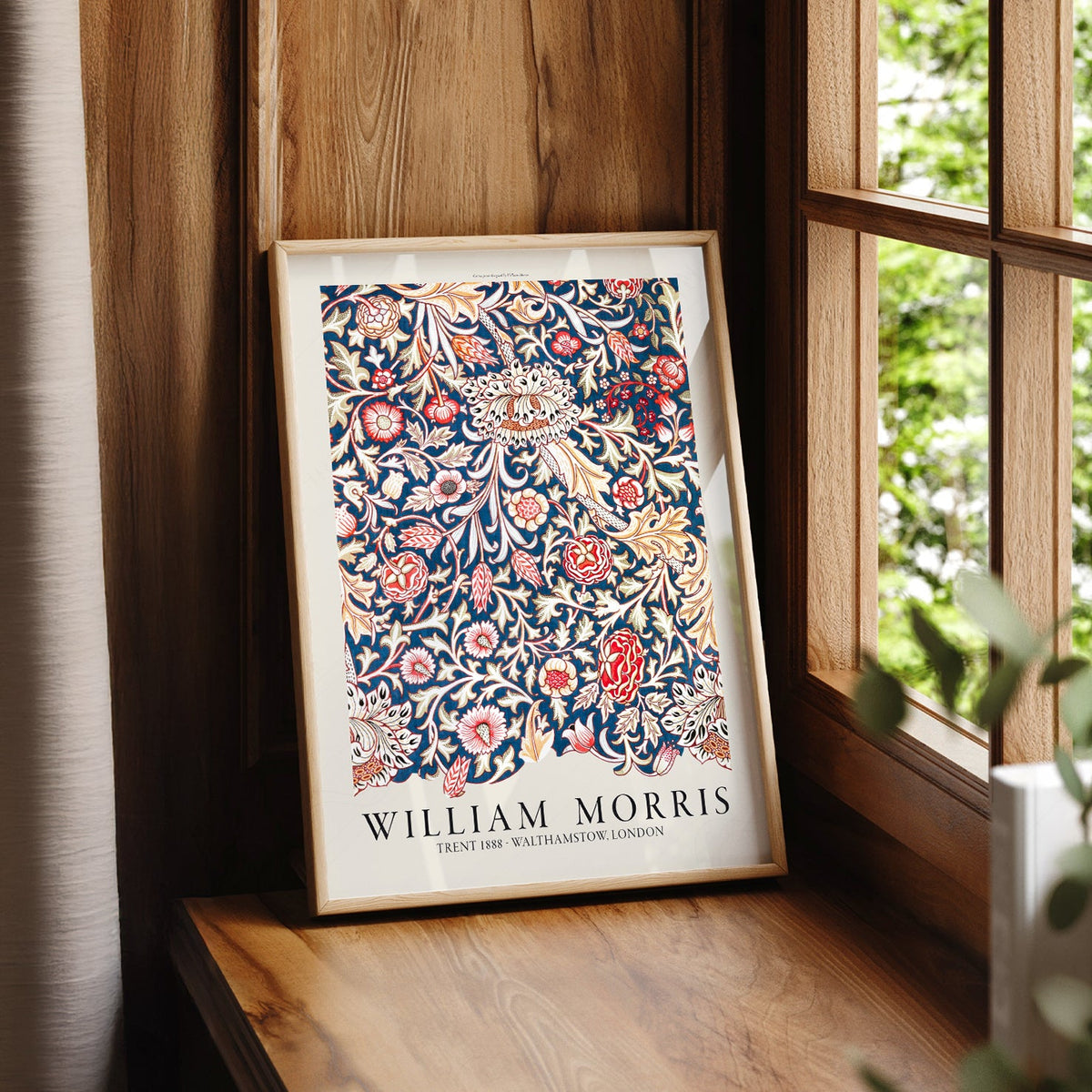 William Morris ,Trent Pattern Art Print – Arts & Crafts Movement Decor