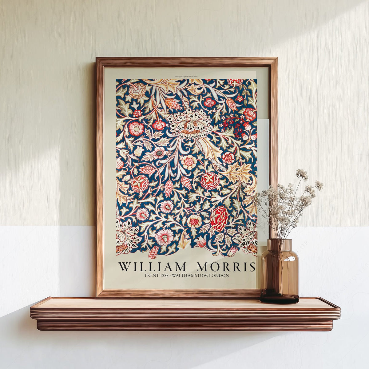 William Morris ,Trent Pattern Art Print – Arts & Crafts Movement Decor
