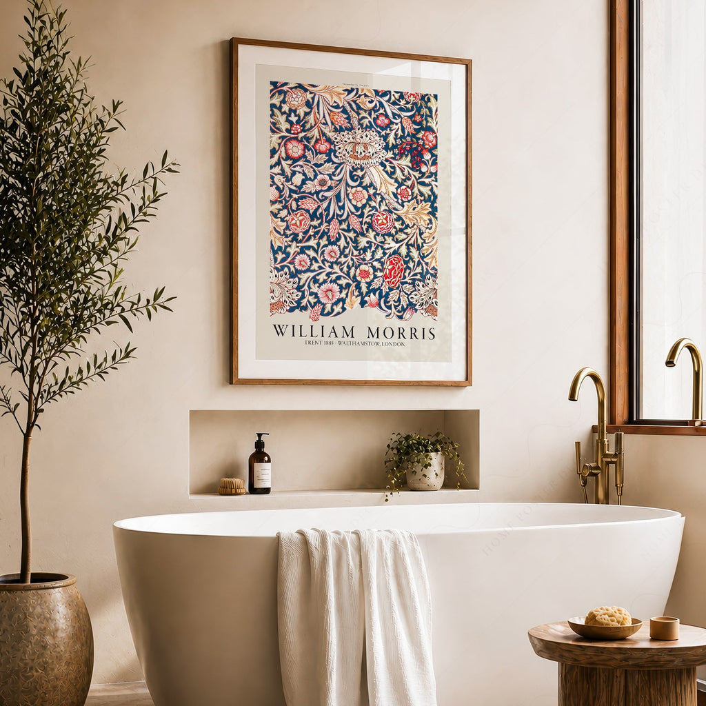 William Morris ,Trent Pattern Art Print – Arts & Crafts Movement Decor