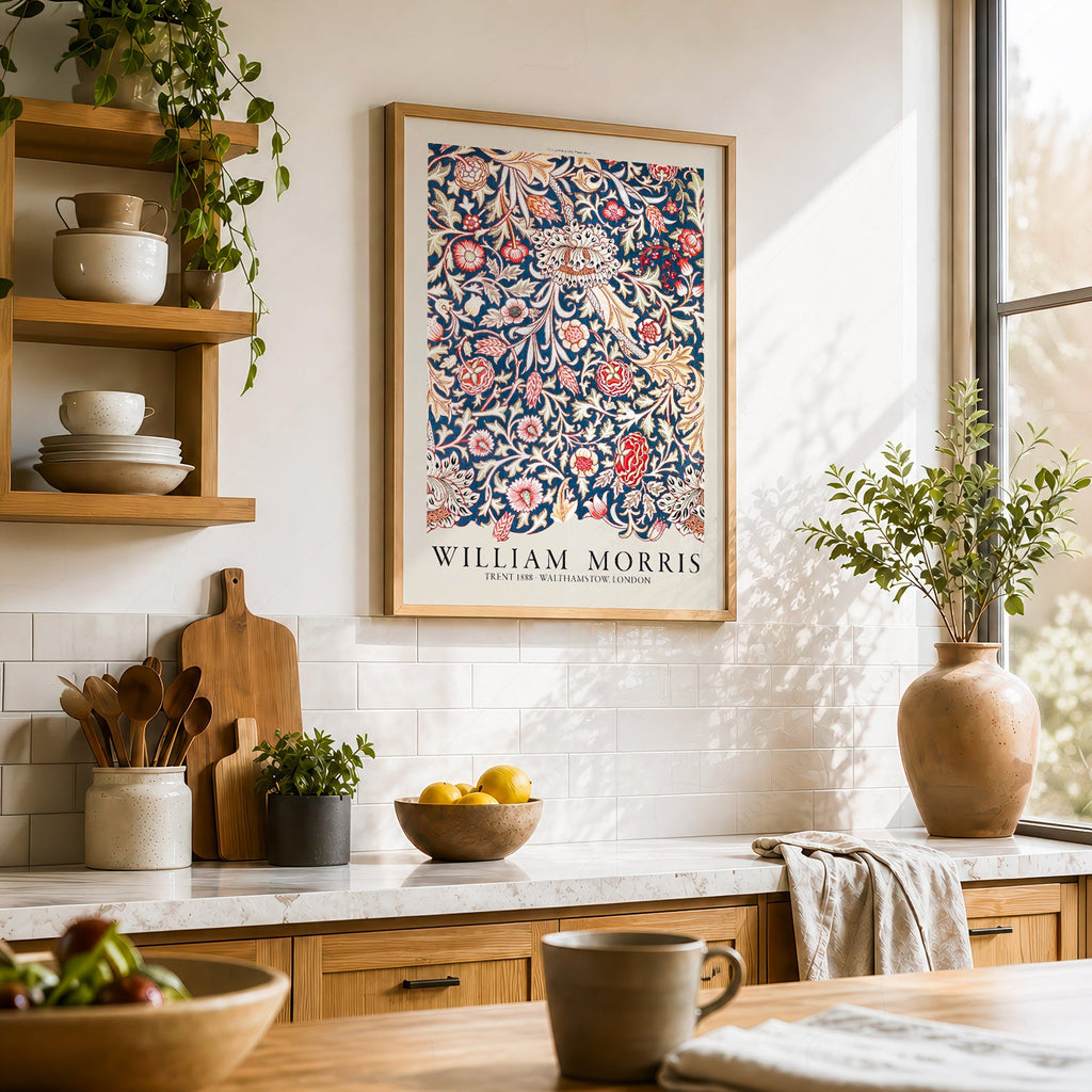 William Morris ,Trent Pattern Art Print – Arts & Crafts Movement Decor