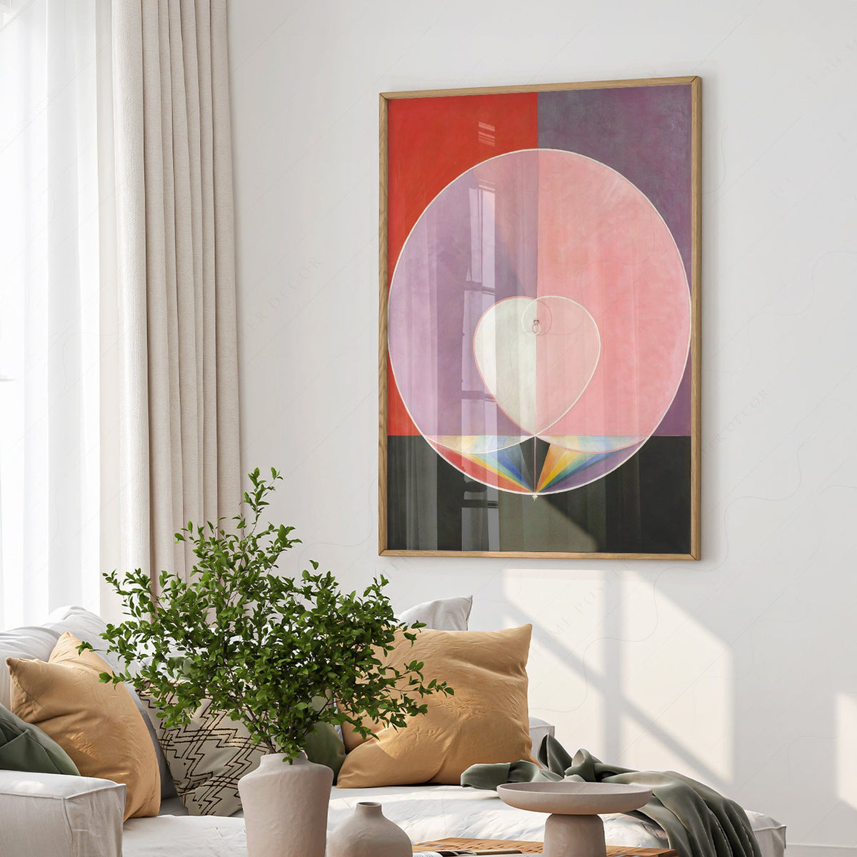 Hilma af Klint Doves No. 2 Art Print – Abstract Spiritual Wall Art