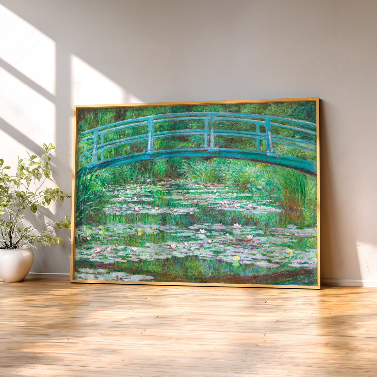 Claude Monet - Bridge over a Pond of Water Lilies - Museum Art Print