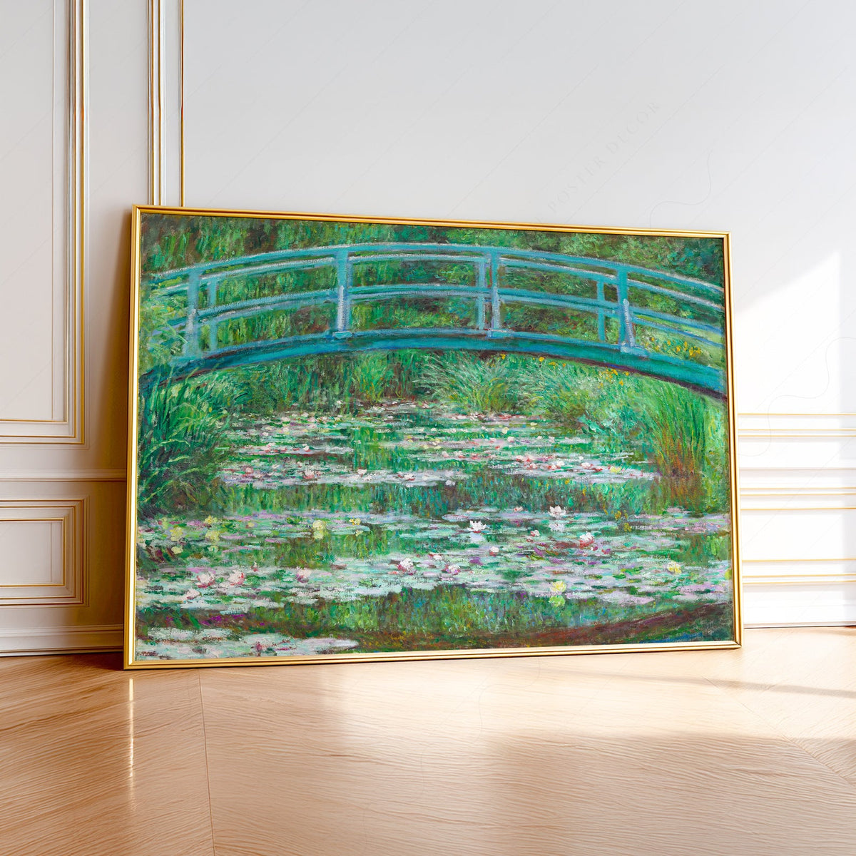 Claude Monet - Bridge over a Pond of Water Lilies - Museum Art Print