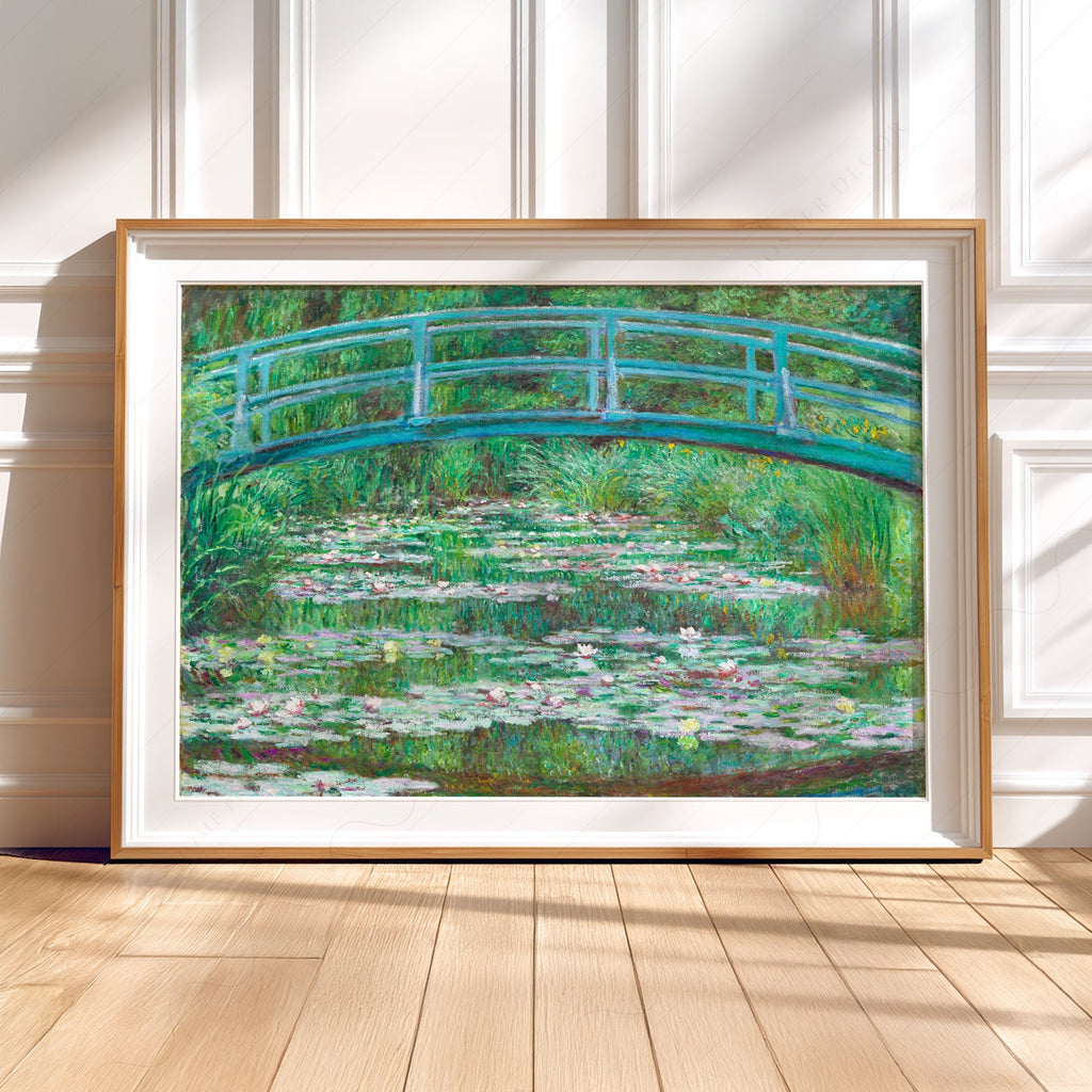 Claude Monet - Bridge over a Pond of Water Lilies - Museum Art Print
