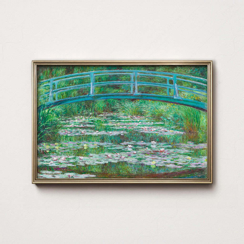 Claude Monet - Bridge over a Pond of Water Lilies - Museum Art Print