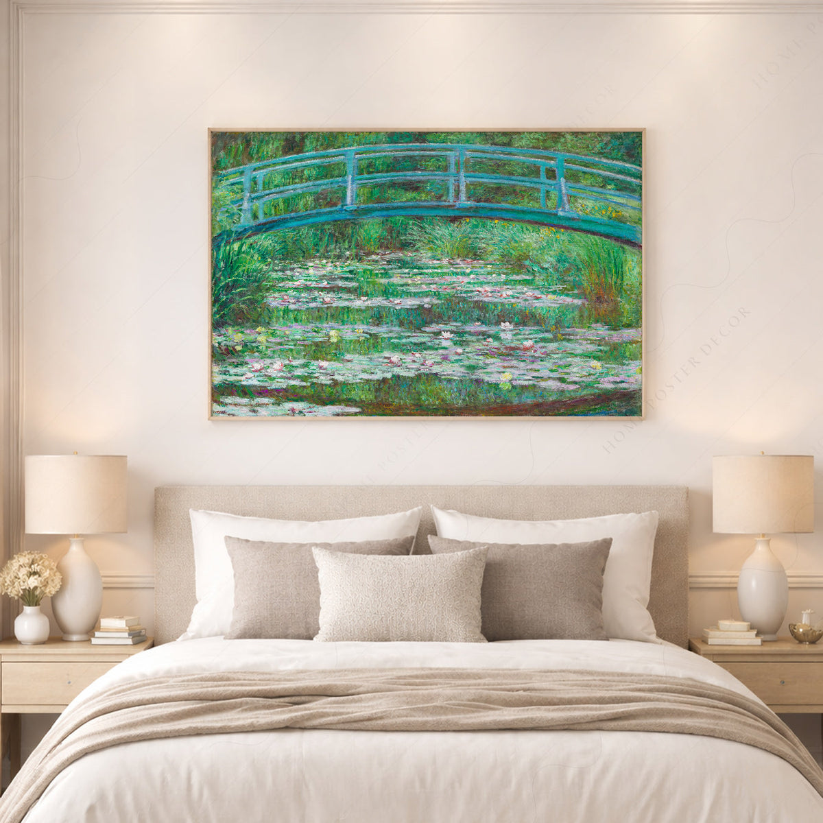 Claude Monet - Bridge over a Pond of Water Lilies - Museum Art Print