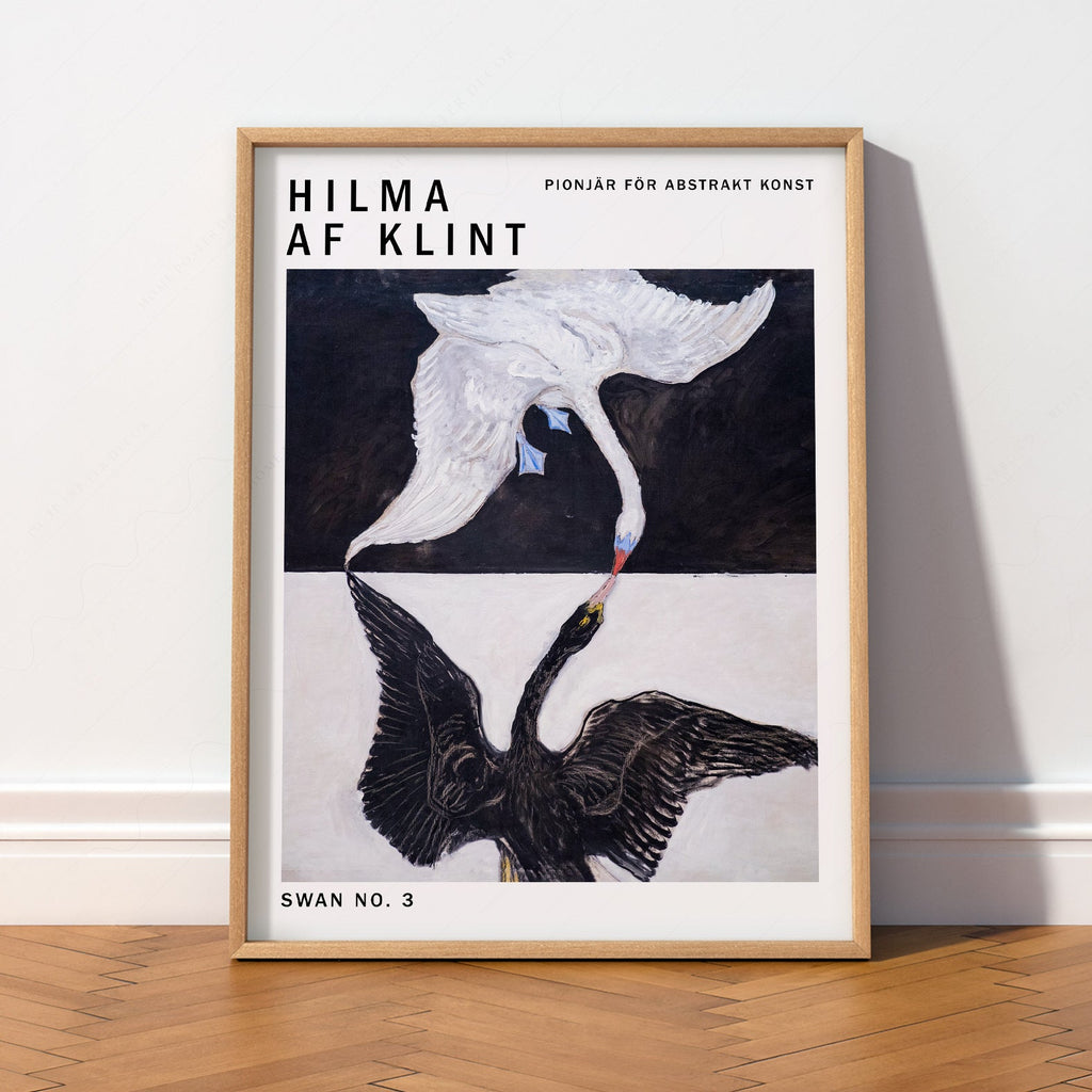 Hilma af Klint Swan No. 3 Art Print – Abstract Symbolist Wall Art