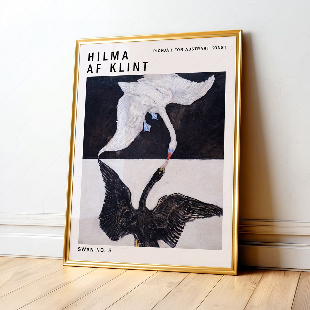 Hilma af Klint Swan No. 3 Art Print – Abstract Symbolist Wall Art