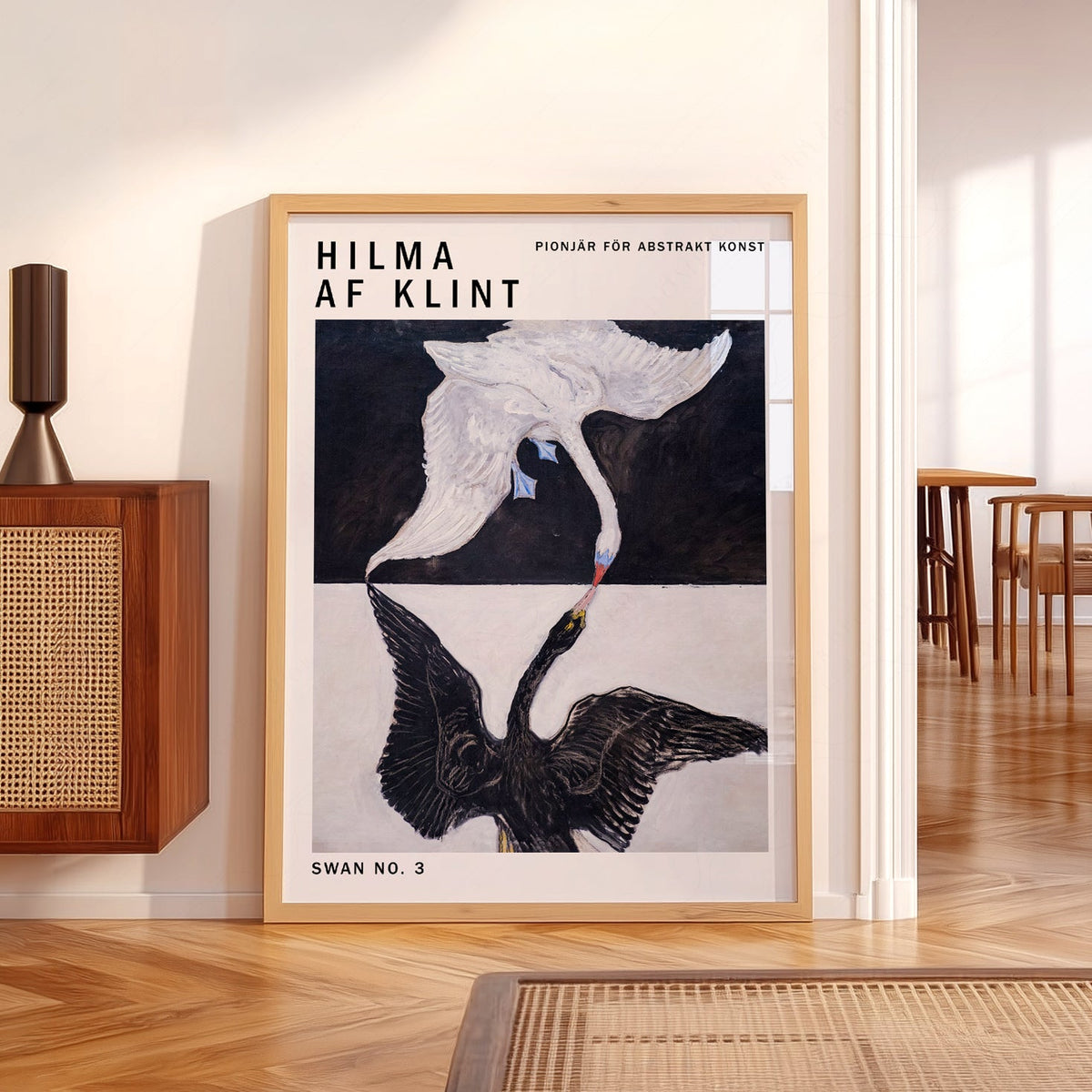Hilma af Klint Swan No. 3 Art Print – Abstract Symbolist Wall Art
