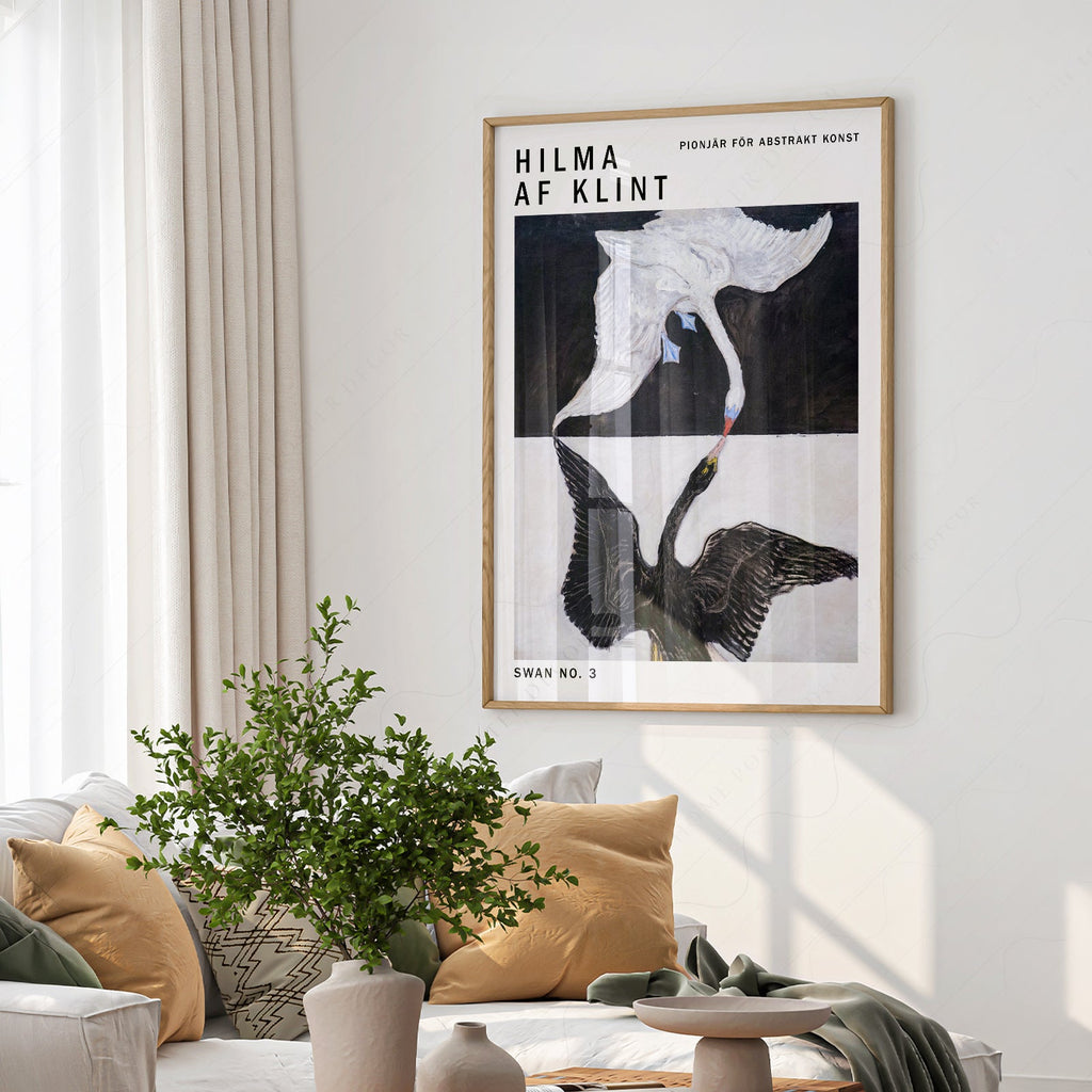 Hilma af Klint Swan No. 3 Art Print – Abstract Symbolist Wall Art