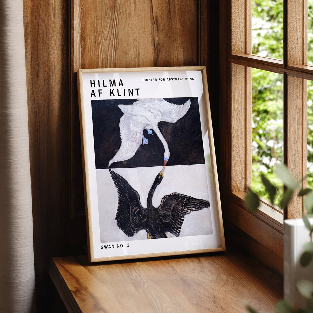 Hilma af Klint Swan No. 3 Art Print – Abstract Symbolist Wall Art