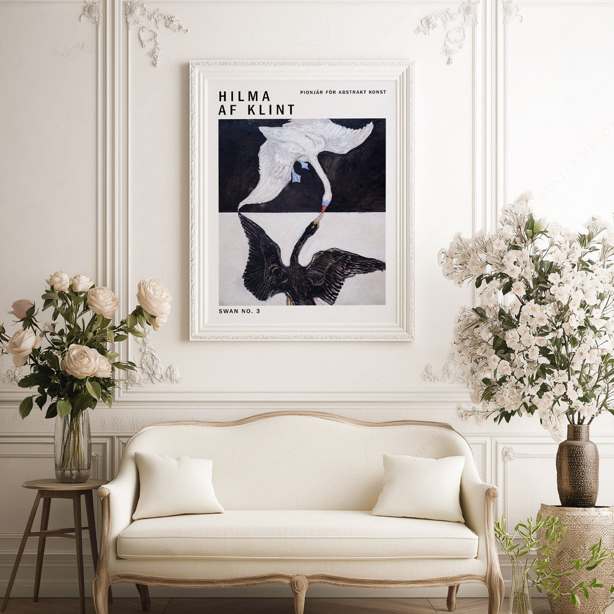 Hilma af Klint Swan No. 3 Art Print – Abstract Symbolist Wall Art