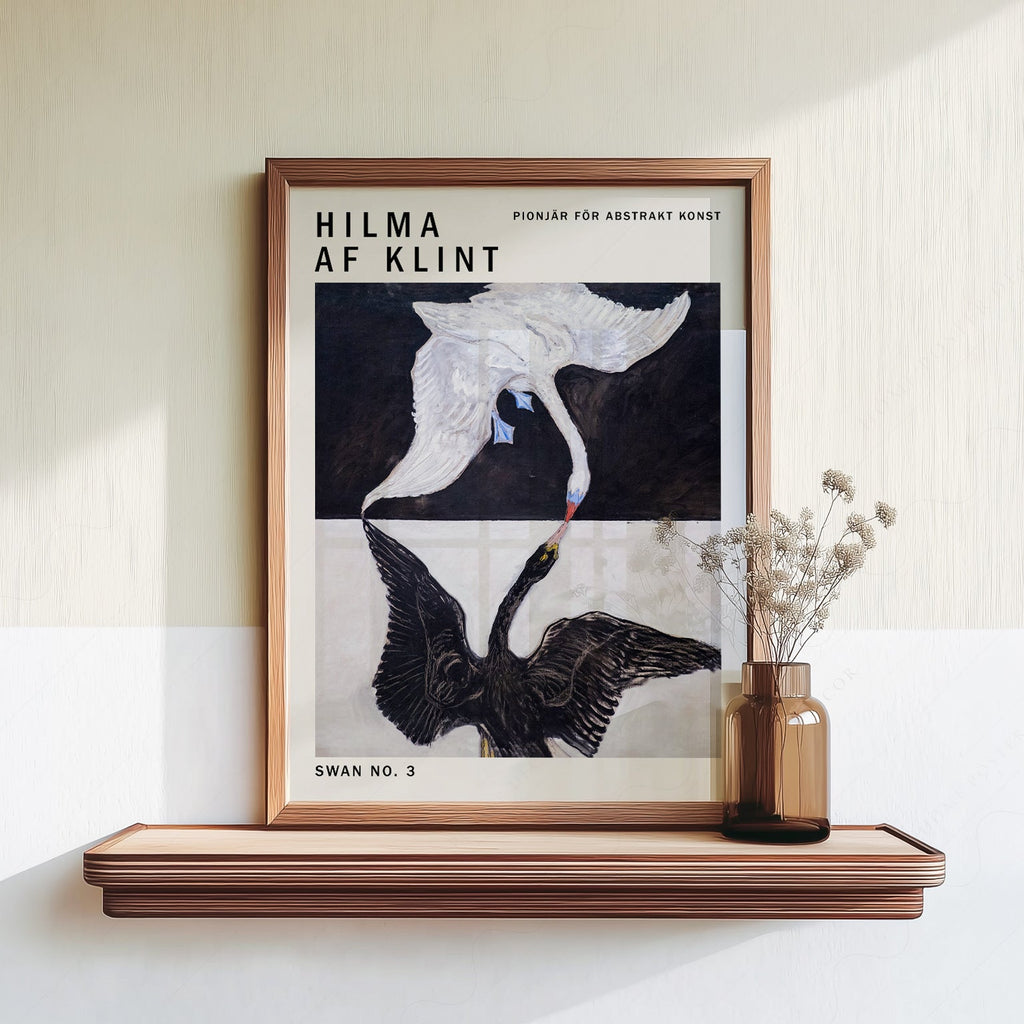 Hilma af Klint Swan No. 3 Art Print – Abstract Symbolist Wall Art