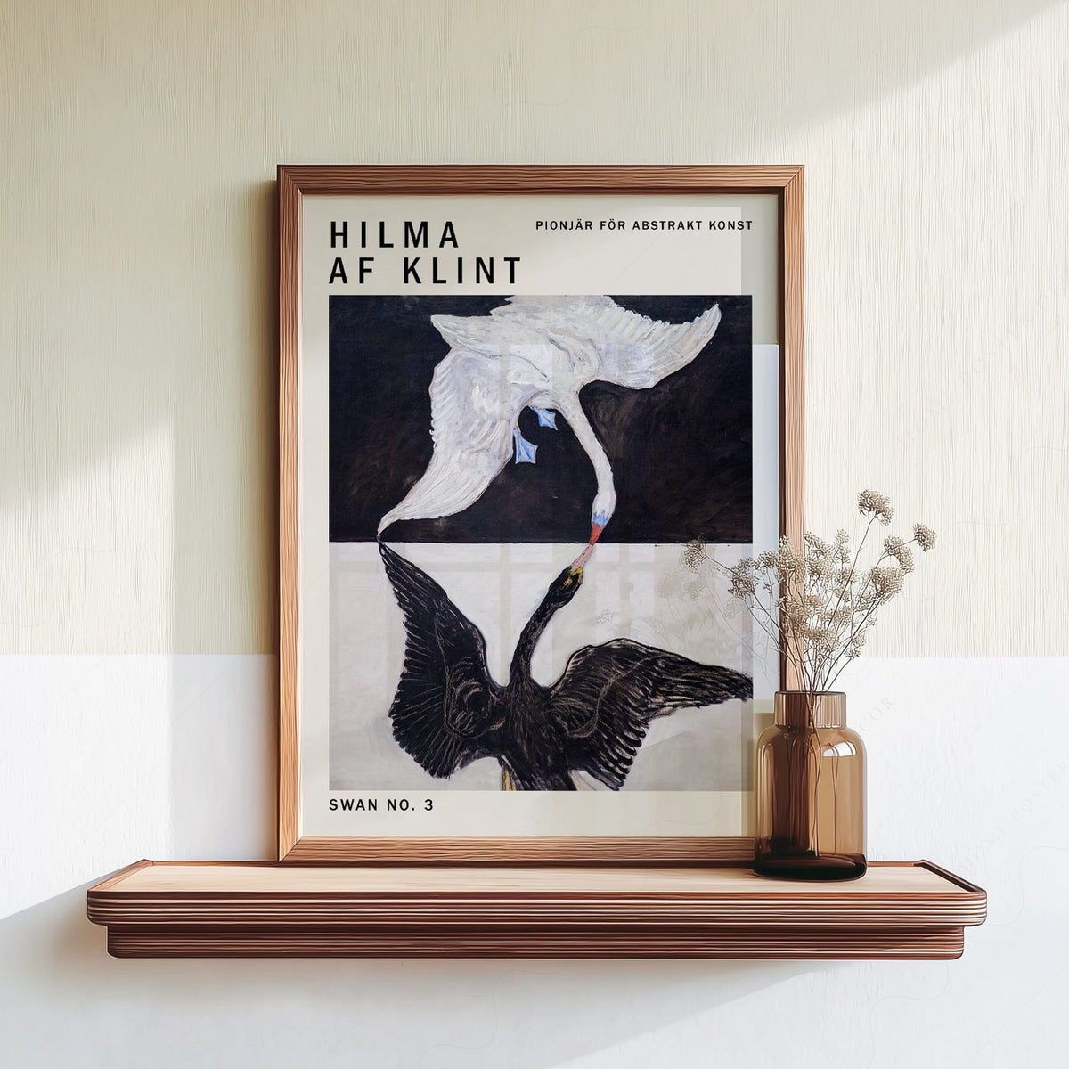 Hilma af Klint Swan No. 3 Art Print – Abstract Symbolist Wall Art