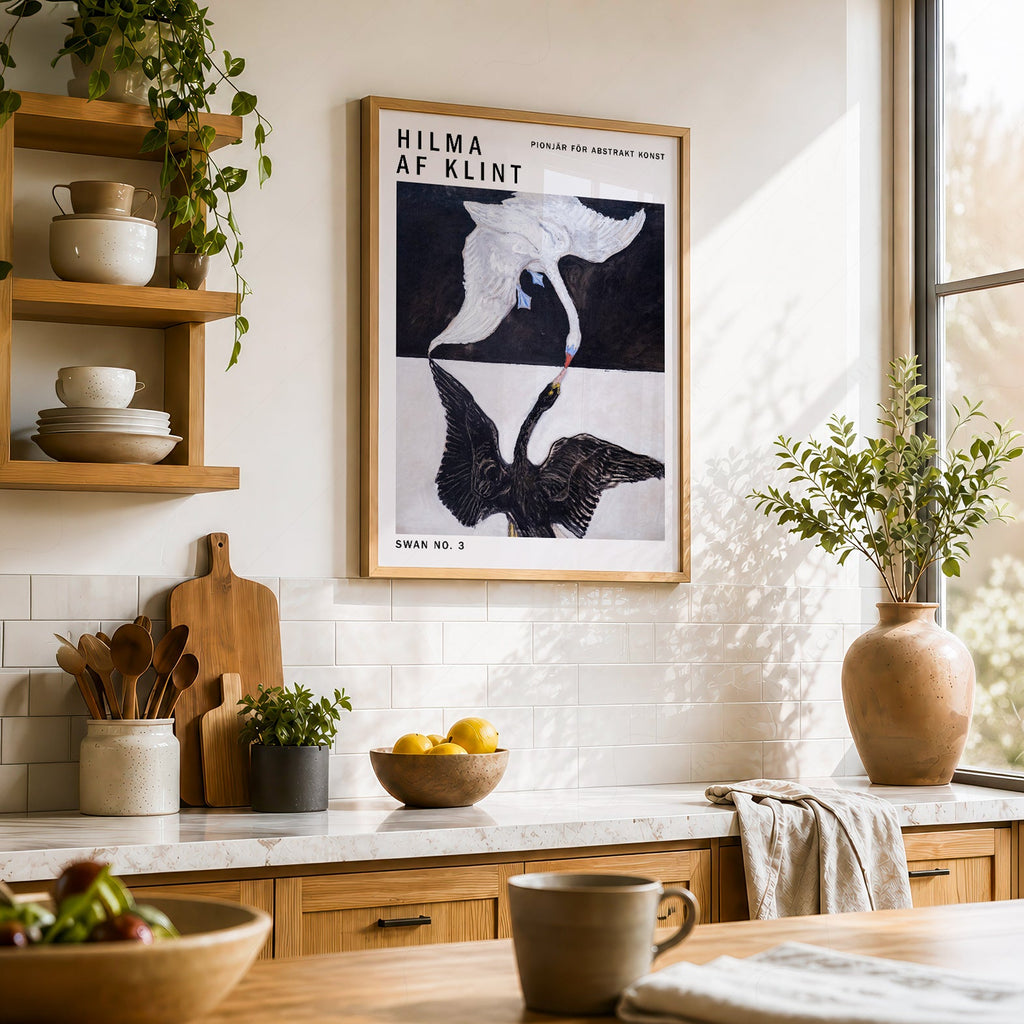 Hilma af Klint Swan No. 3 Art Print – Abstract Symbolist Wall Art
