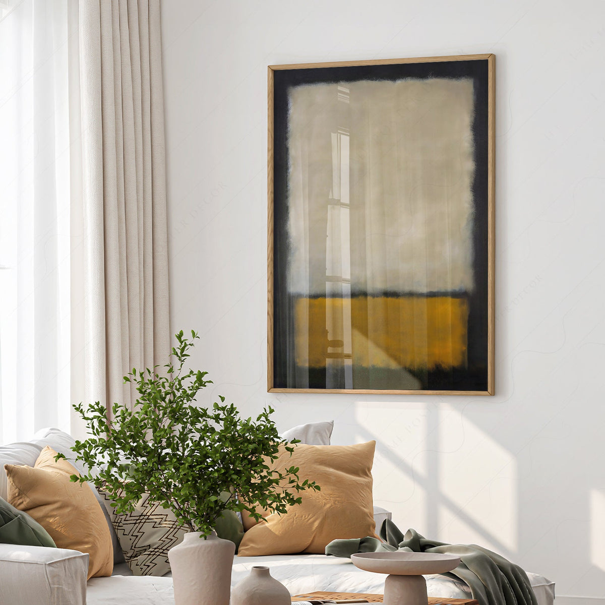Mark Rothko Untitled Art Print – Abstract Expressionist Wall Poster