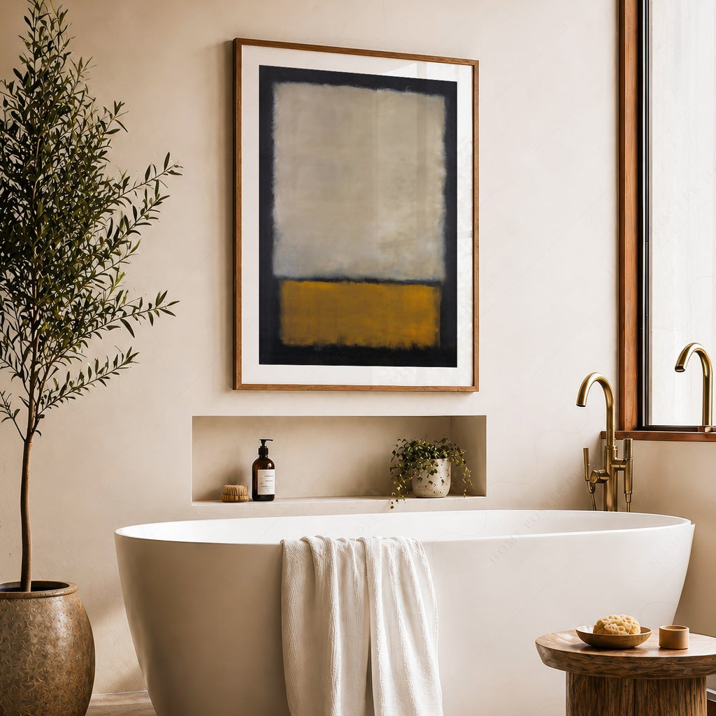Mark Rothko Untitled Art Print – Abstract Expressionist Wall Poster