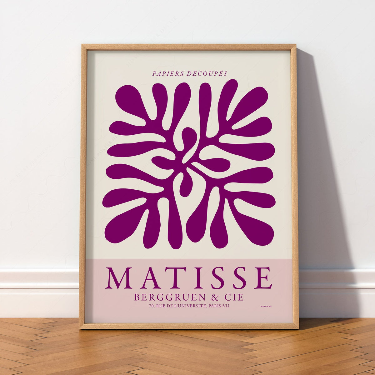Estampe d'exposition Henri Matisse Papiers Découpés – Art mural moderne