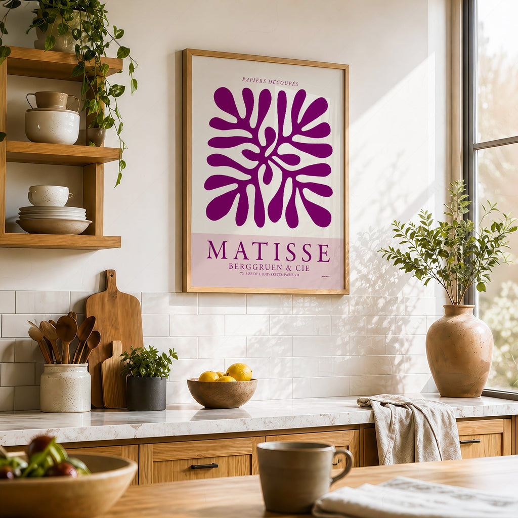 Estampe d'exposition Henri Matisse Papiers Découpés – Art mural moderne