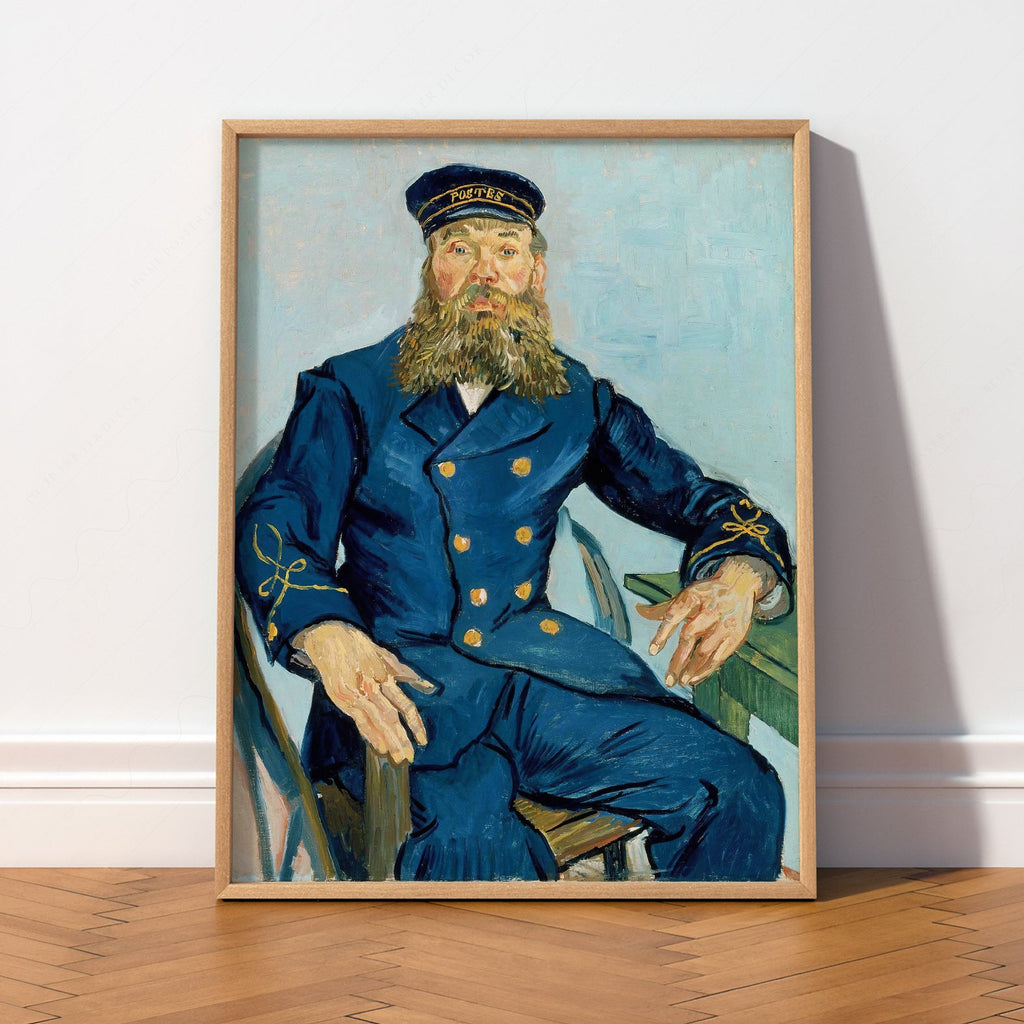 Van Gogh The Postman Joseph Roulin Art Print – Famous Painting Wall Art