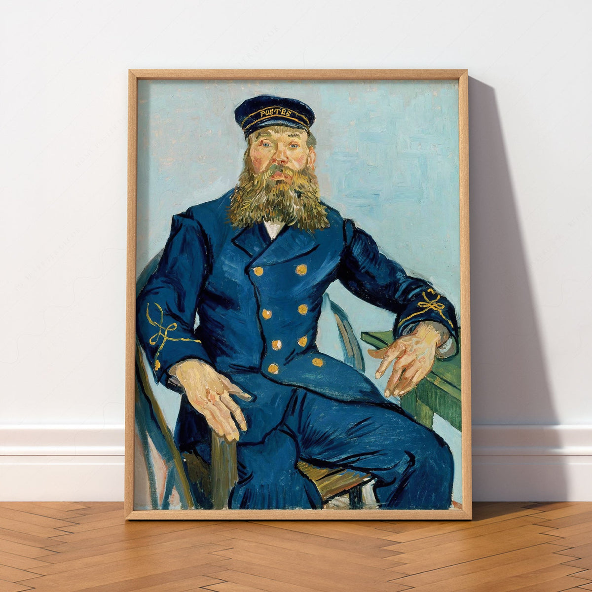 Van Gogh The Postman Joseph Roulin Art Print – Famous Painting Wall Art
