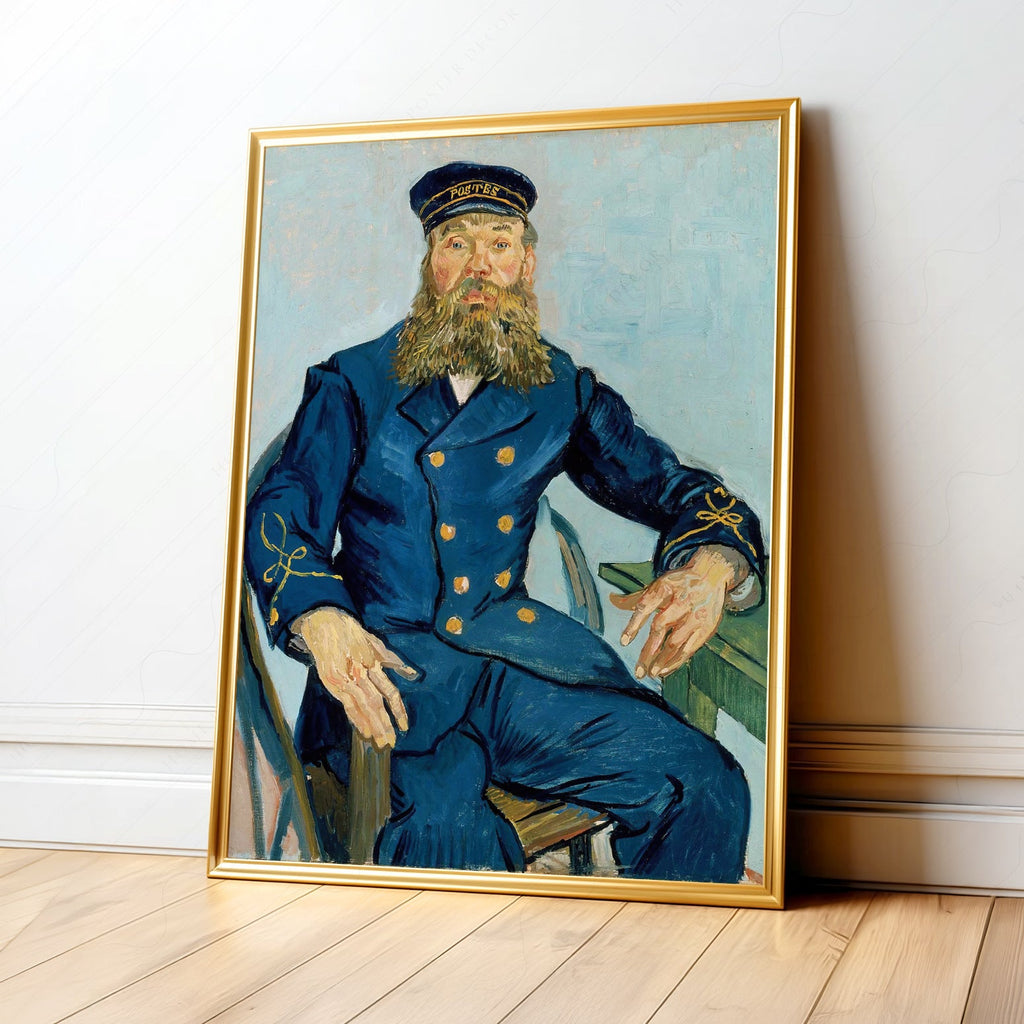 Van Gogh The Postman Joseph Roulin Art Print – Famous Painting Wall Art