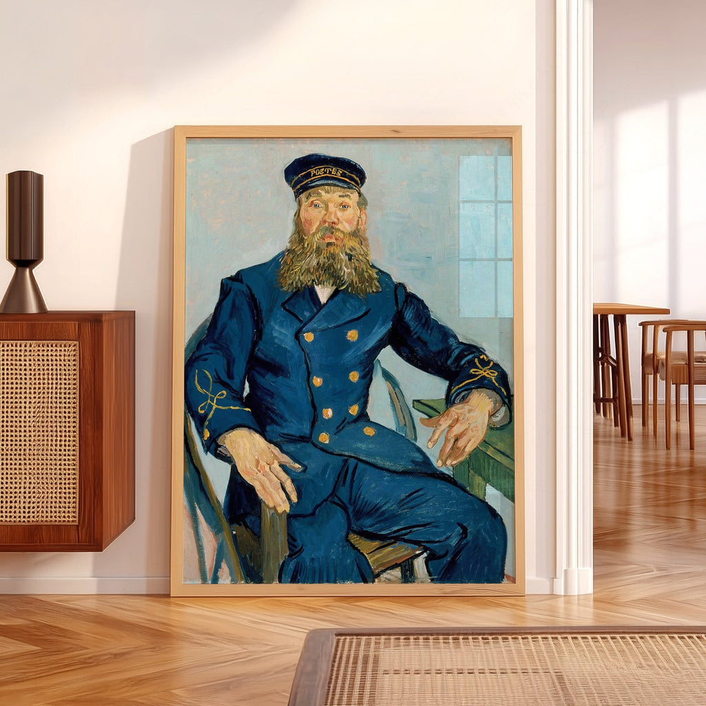 Van Gogh The Postman Joseph Roulin Art Print – Famous Painting Wall Art