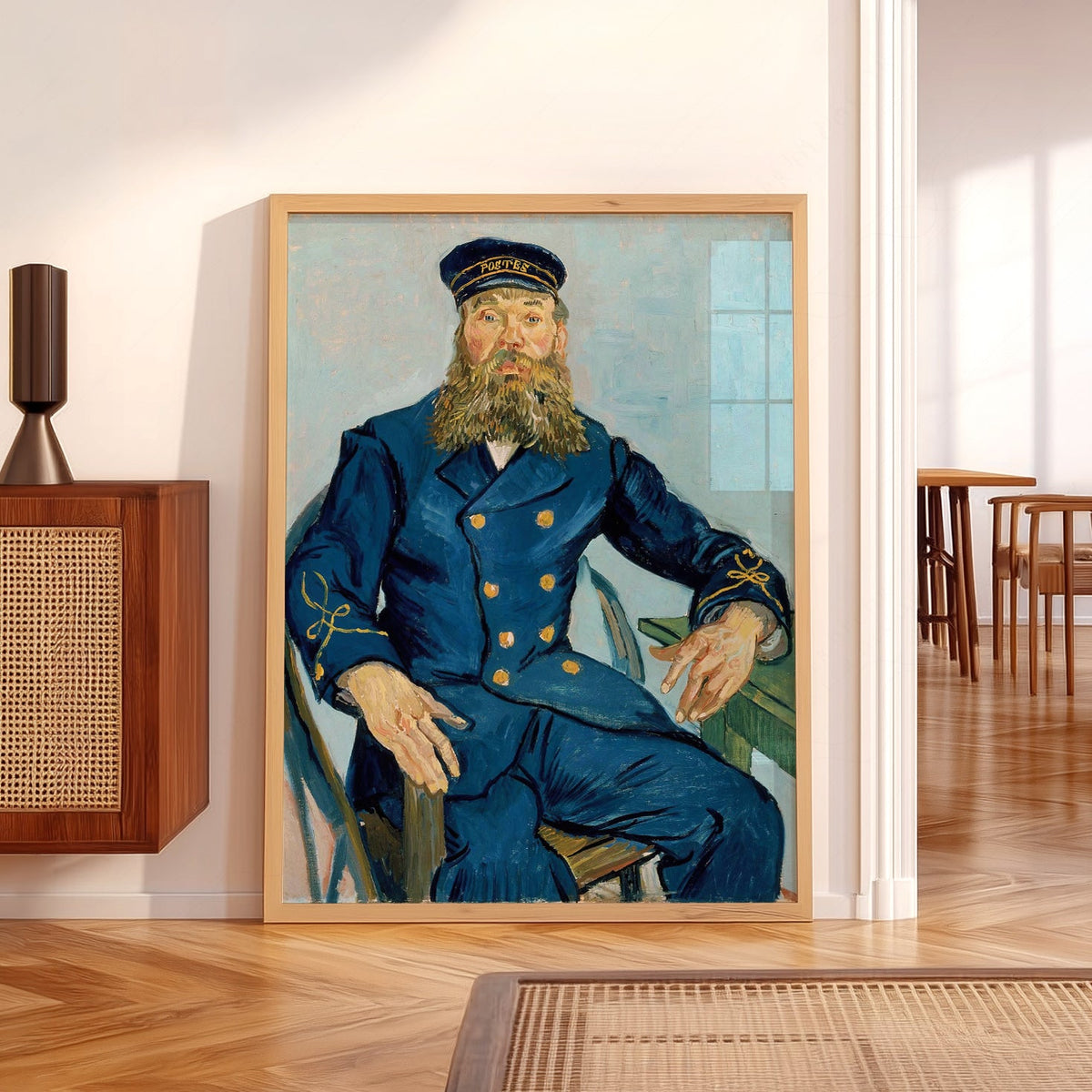 Van Gogh The Postman Joseph Roulin Art Print – Famous Painting Wall Art