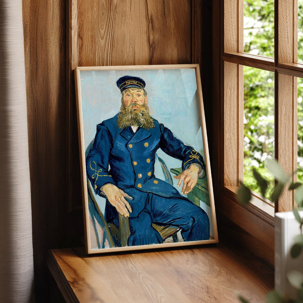 Van Gogh The Postman Joseph Roulin Art Print – Famous Painting Wall Art