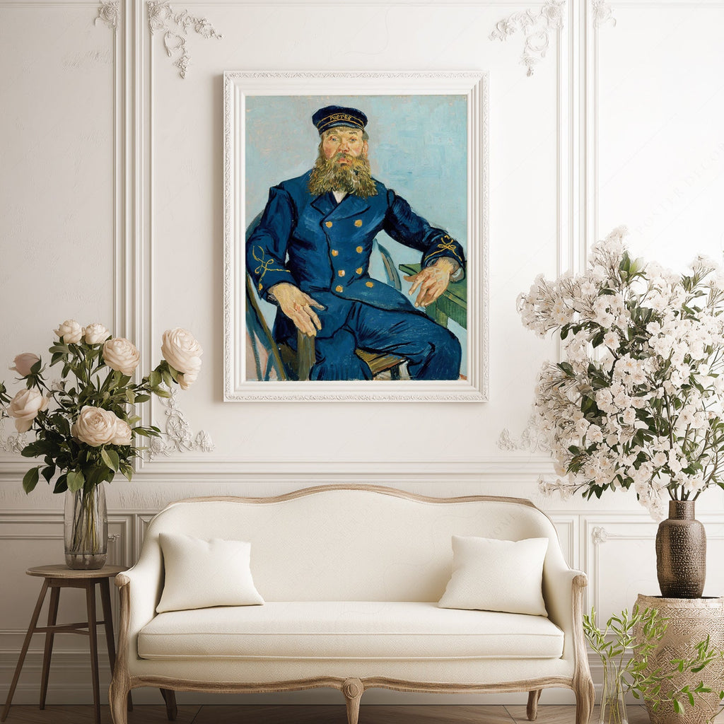 Van Gogh The Postman Joseph Roulin Art Print – Famous Painting Wall Art