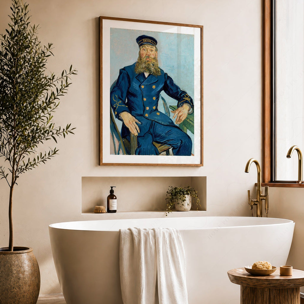 Van Gogh The Postman Joseph Roulin Art Print – Famous Painting Wall Art