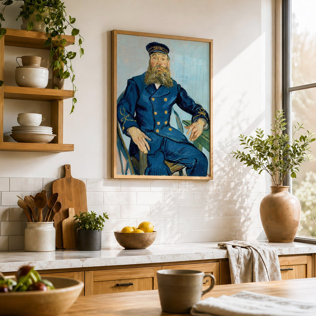Van Gogh The Postman Joseph Roulin Art Print – Famous Painting Wall Art