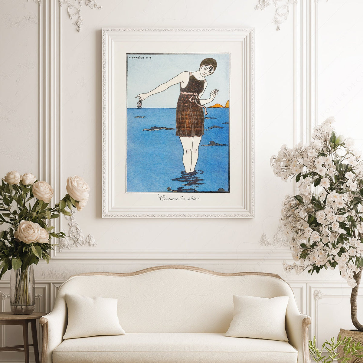 George Barbier Costume de Bain Art Print – Art Deco Fashion Poster