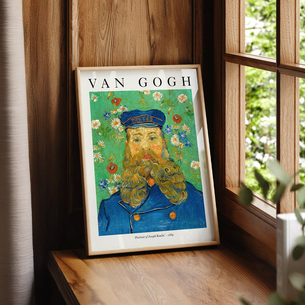 Van Gogh Portrait of Joseph Roulin Art Print – Famous Painting Wall Decor