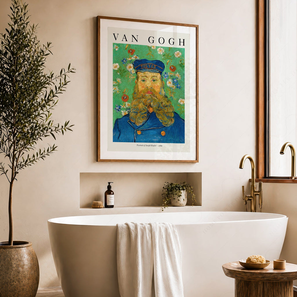 Van Gogh Portrait of Joseph Roulin Art Print – Famous Painting Wall Decor
