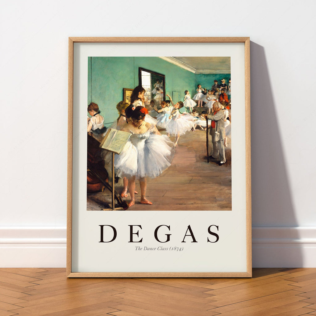 Edgar Degas The Dance Class 1874 Art Print – Impressionist Ballet Poster