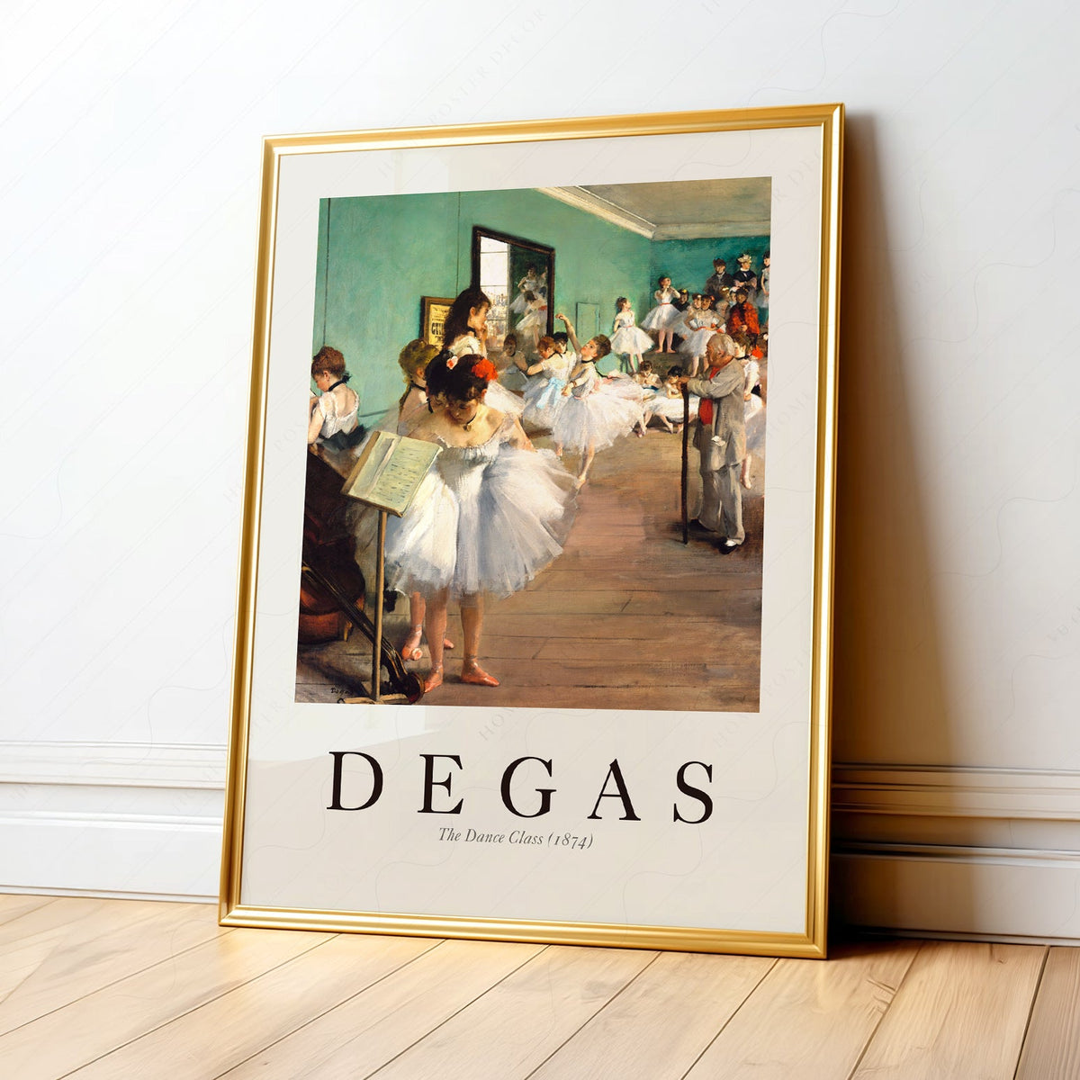 Edgar Degas The Dance Class 1874 Art Print – Impressionist Ballet Poster
