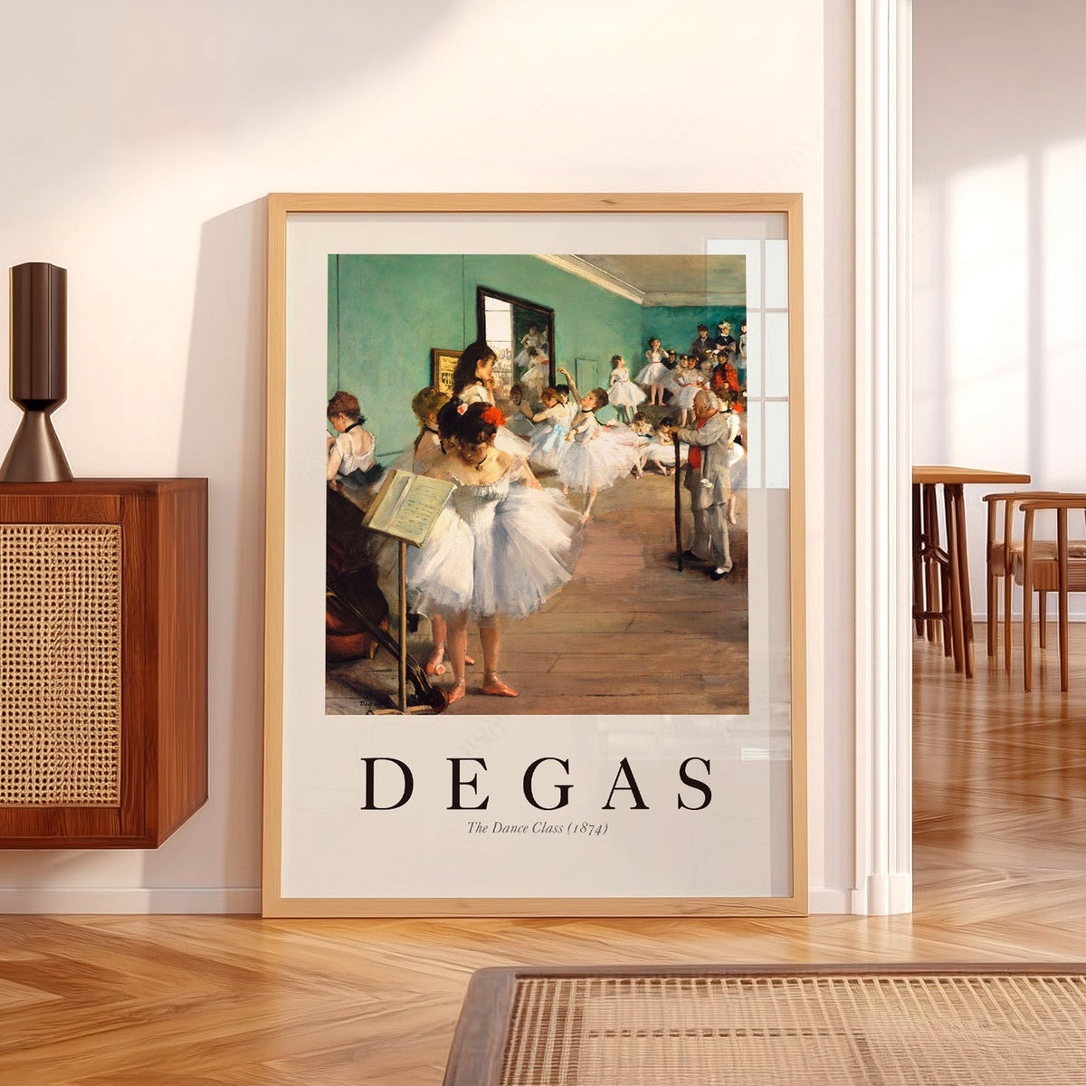 Edgar Degas The Dance Class 1874 Art Print – Impressionist Ballet Poster