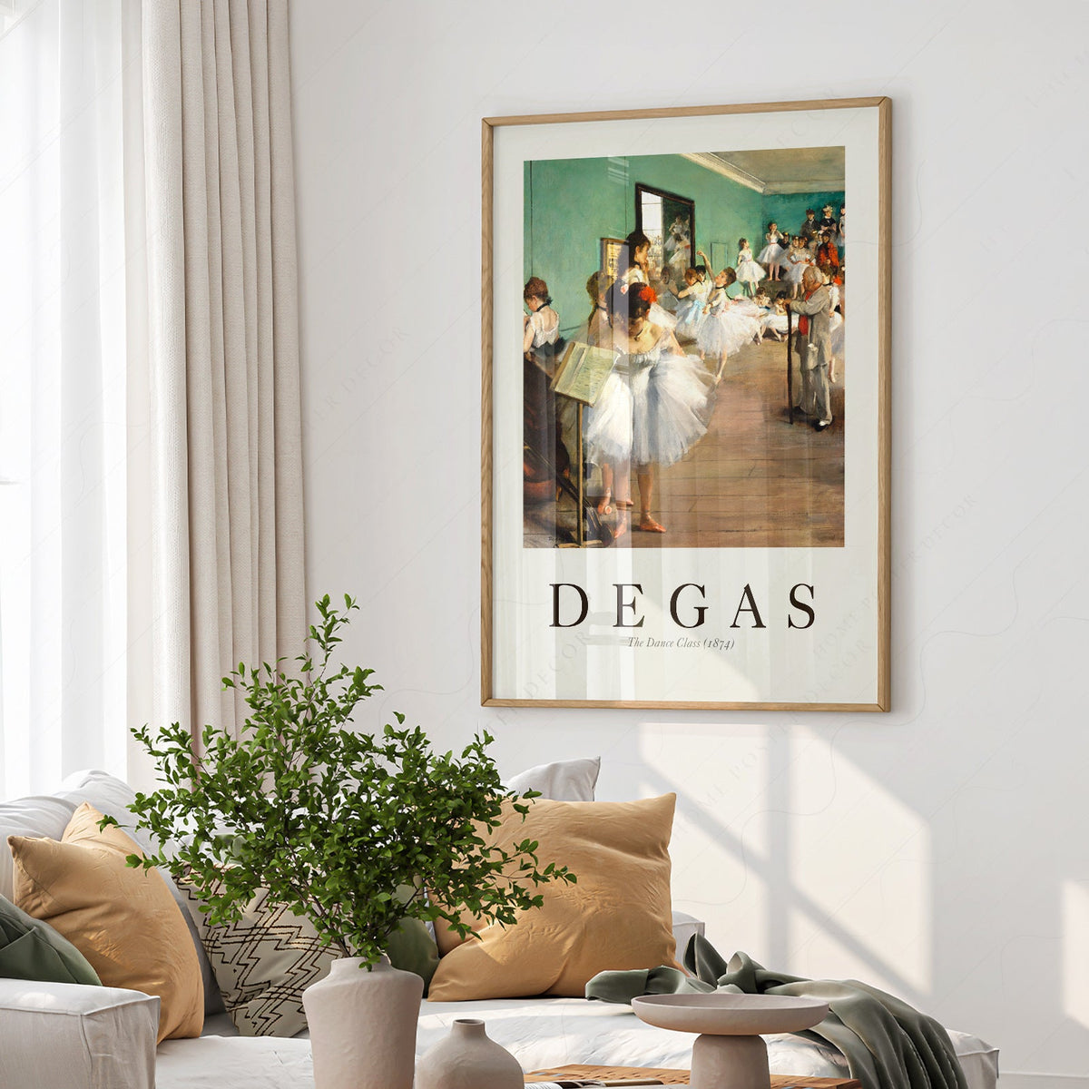 Edgar Degas The Dance Class 1874 Art Print – Impressionist Ballet Poster