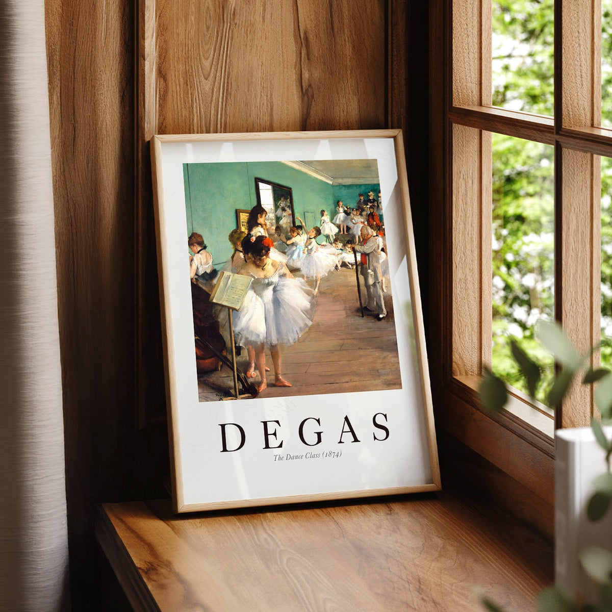 Edgar Degas The Dance Class 1874 Art Print – Impressionist Ballet Poster