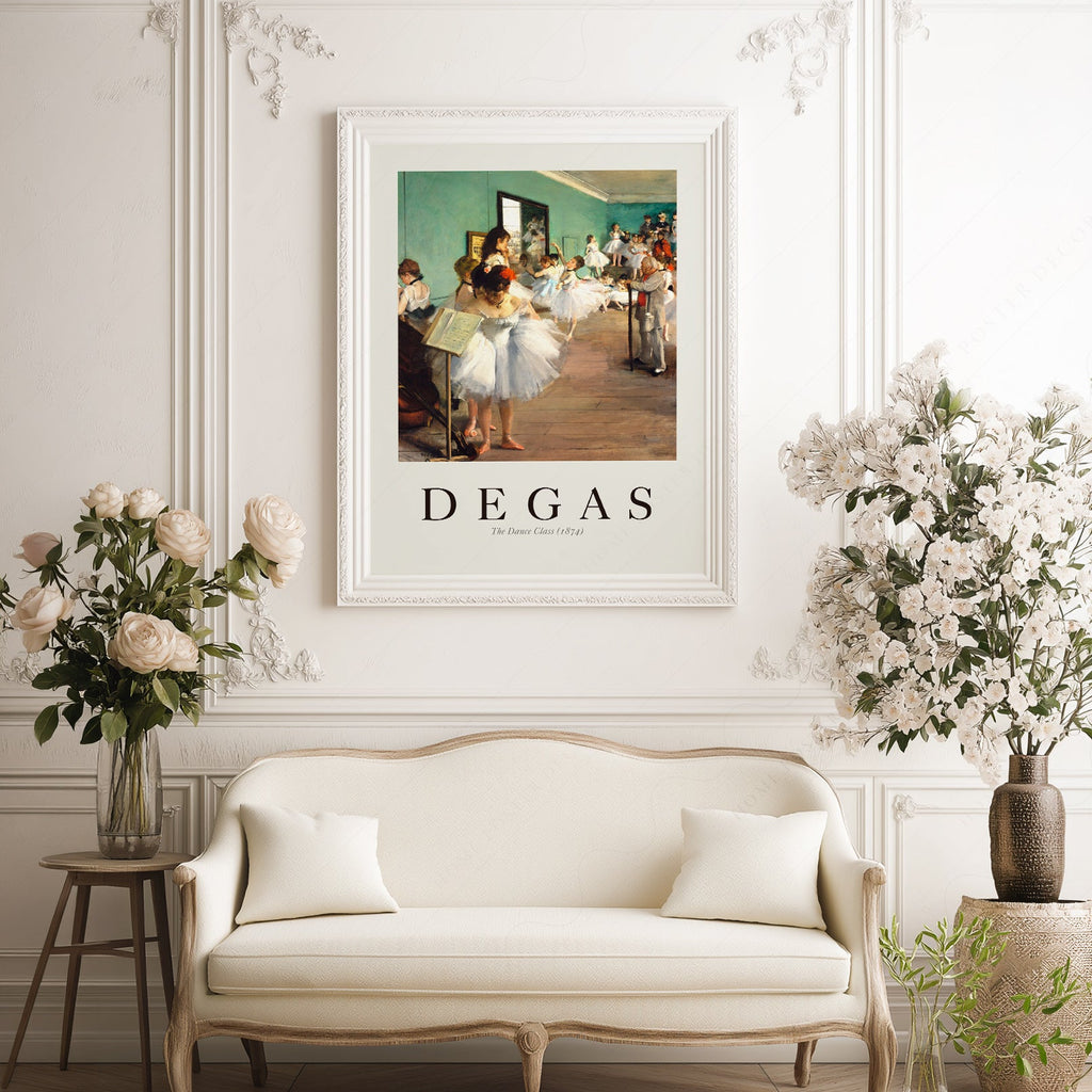 Edgar Degas The Dance Class 1874 Art Print – Impressionist Ballet Poster