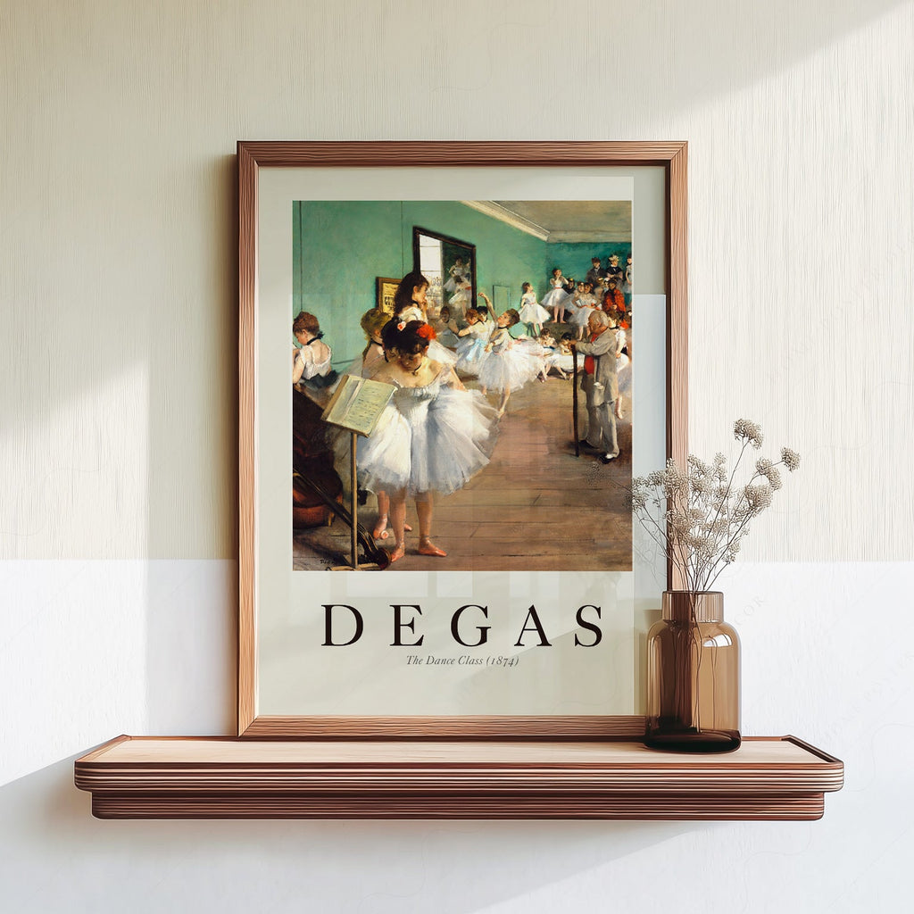 Edgar Degas The Dance Class 1874 Art Print – Impressionist Ballet Poster