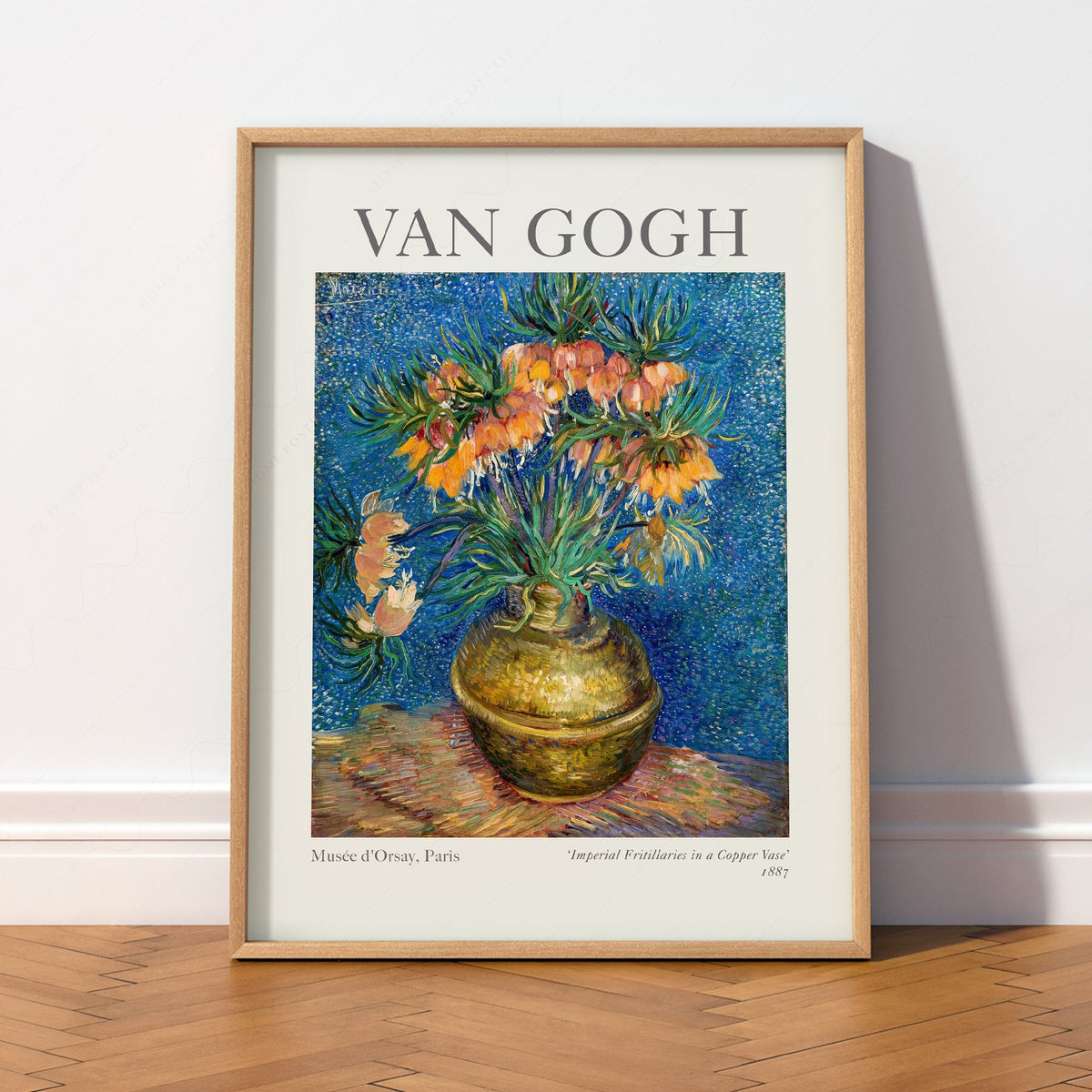 Van Gogh Imperial Fritillaries in a Copper Vase Print – Floral Wall Art