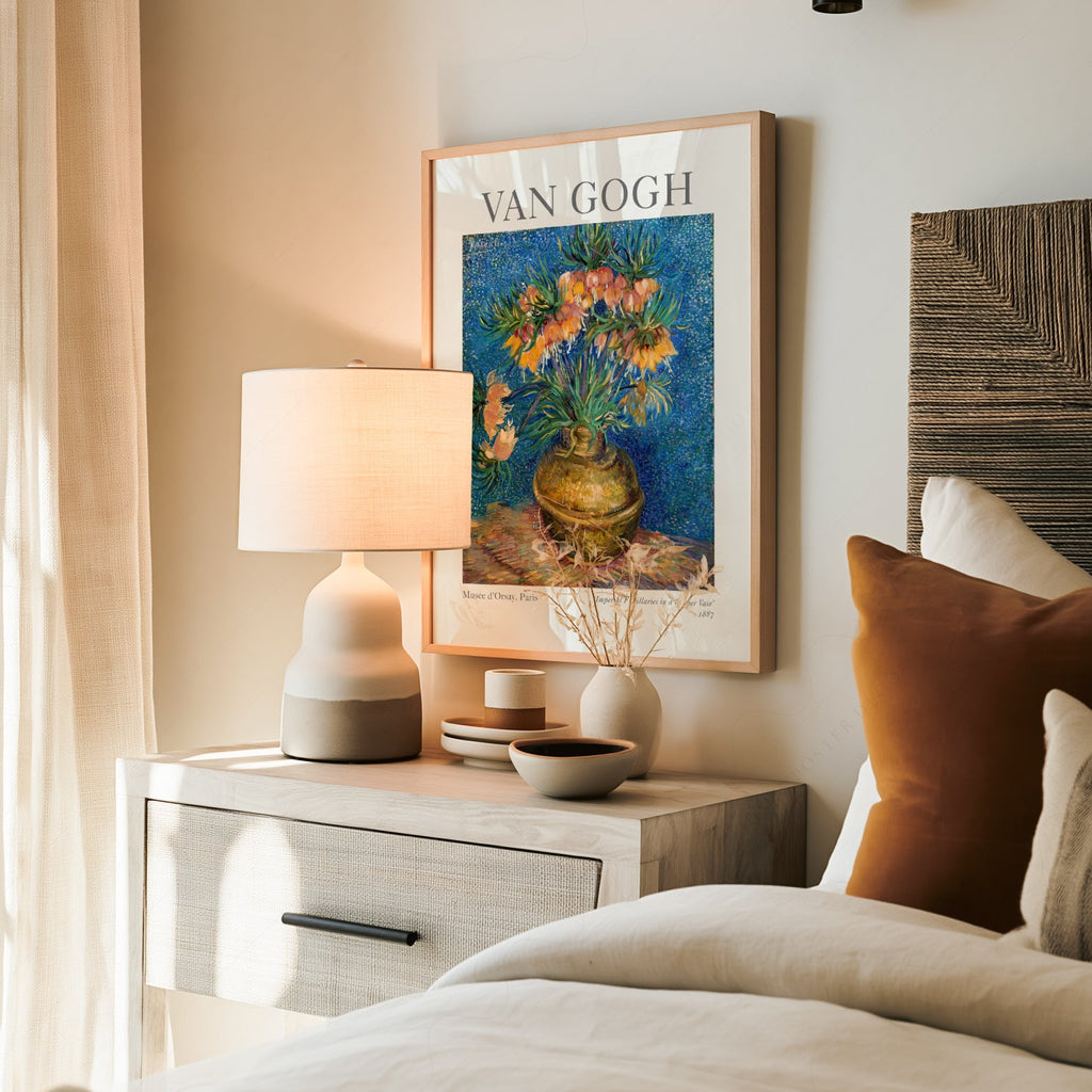 Van Gogh Imperial Fritillaries in a Copper Vase Print – Floral Wall Art