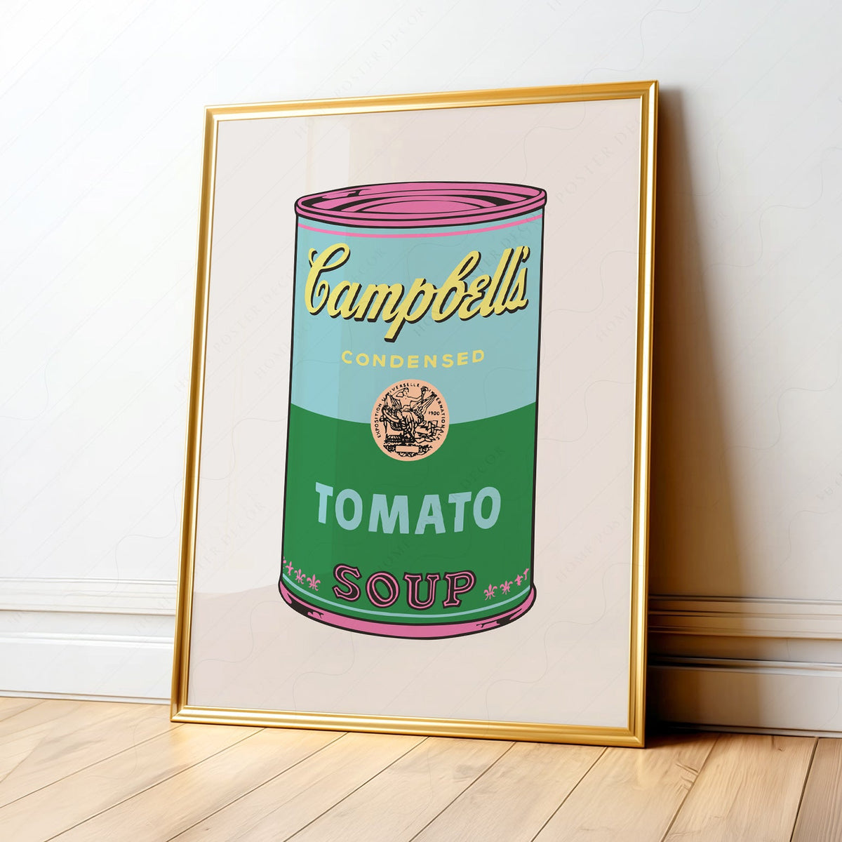 Andy Warhol Campbell's Soup Can Art Print – Pop Art Wall Decor Poster