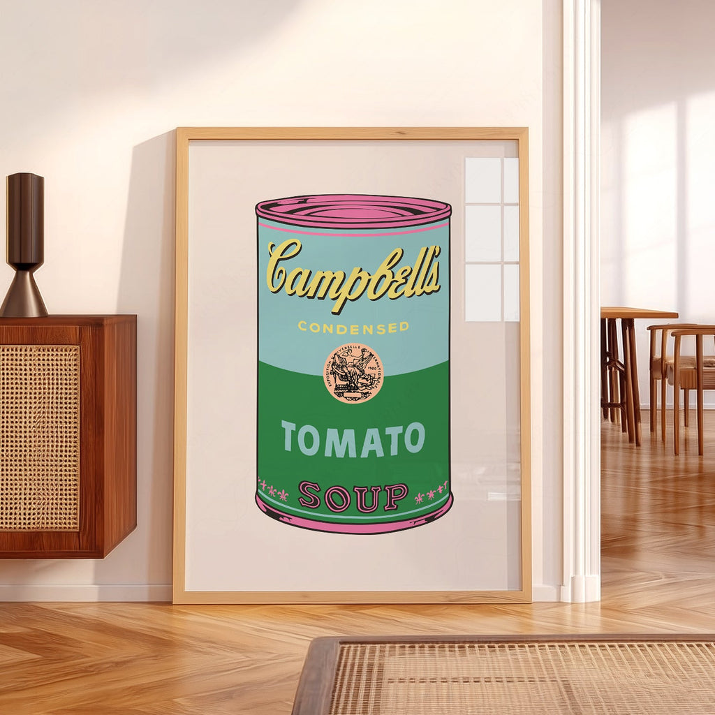 Andy Warhol Campbell's Soup Can Art Print – Pop Art Wall Decor Poster