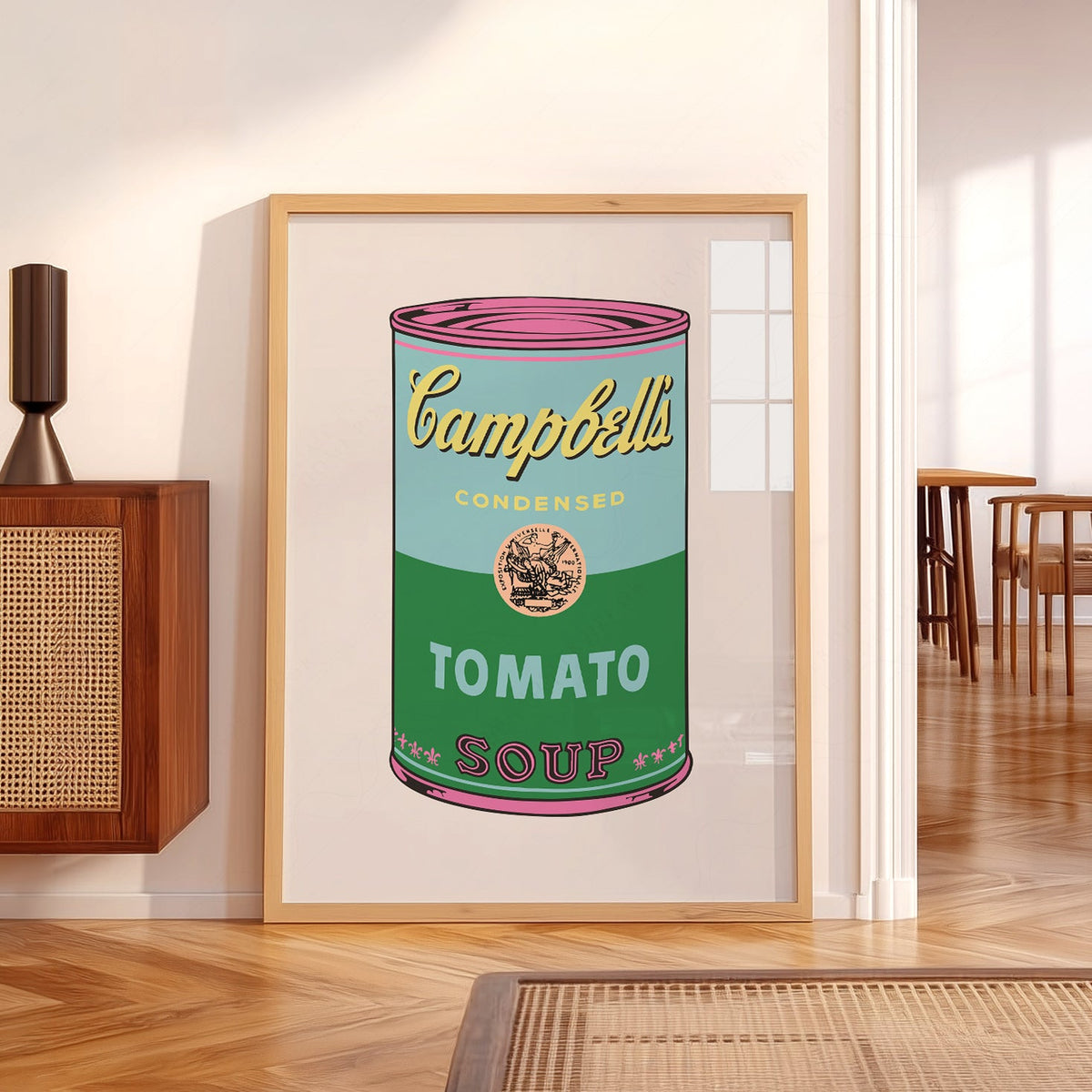 Andy Warhol Campbell's Soup Can Art Print – Pop Art Wall Decor Poster