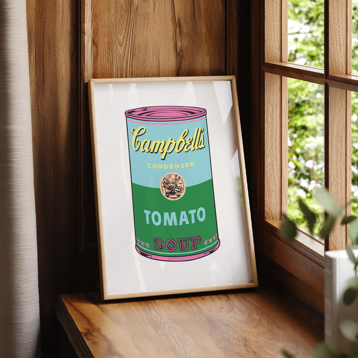 Andy Warhol Campbell's Soup Can Art Print – Pop Art Wall Decor Poster